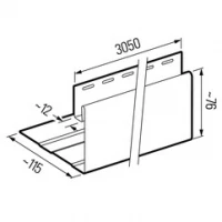 ПРОЗОРЕЧЕН ПРОФИЛ SV-17 Бял